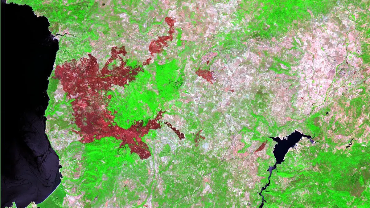 Sardinia (Montiferru) Wildfire Burnt-Area Mapping